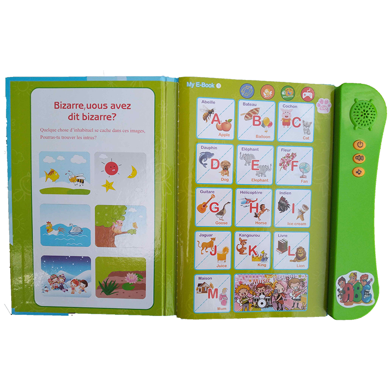 Livre audio électronique bilingue Français - Anglais + 1 marqueur